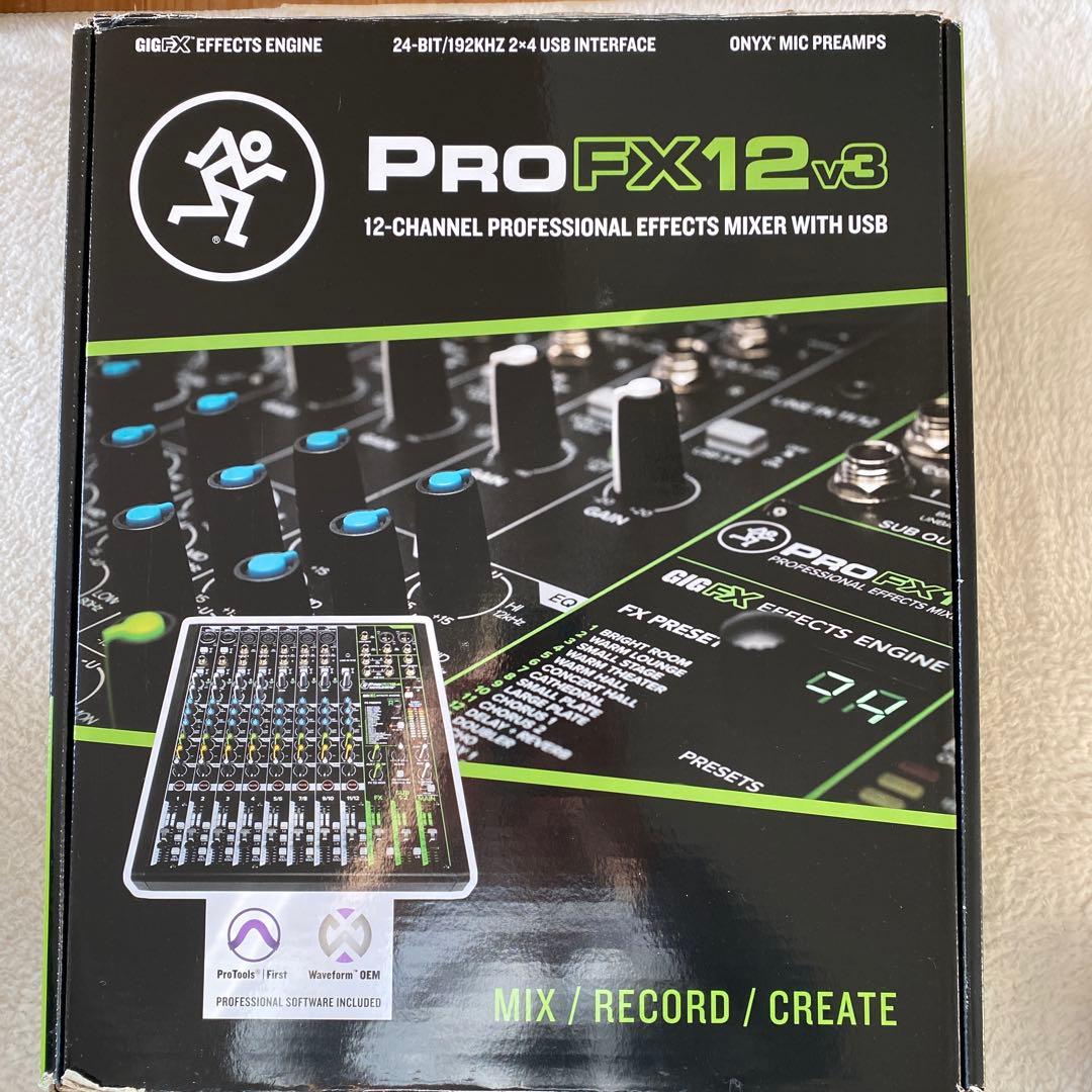 マッキー　アナログミキサー　ProFX12v3