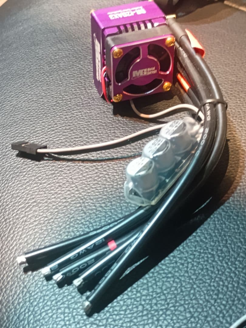 あけみん　ESC 黒中古　プログラムカード　ブラシレスモーター13.5T