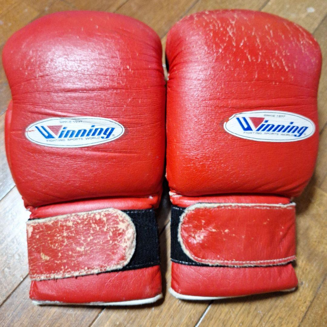 318 Winning ボクシンググローブ 赤 ソフトタイプ 14os