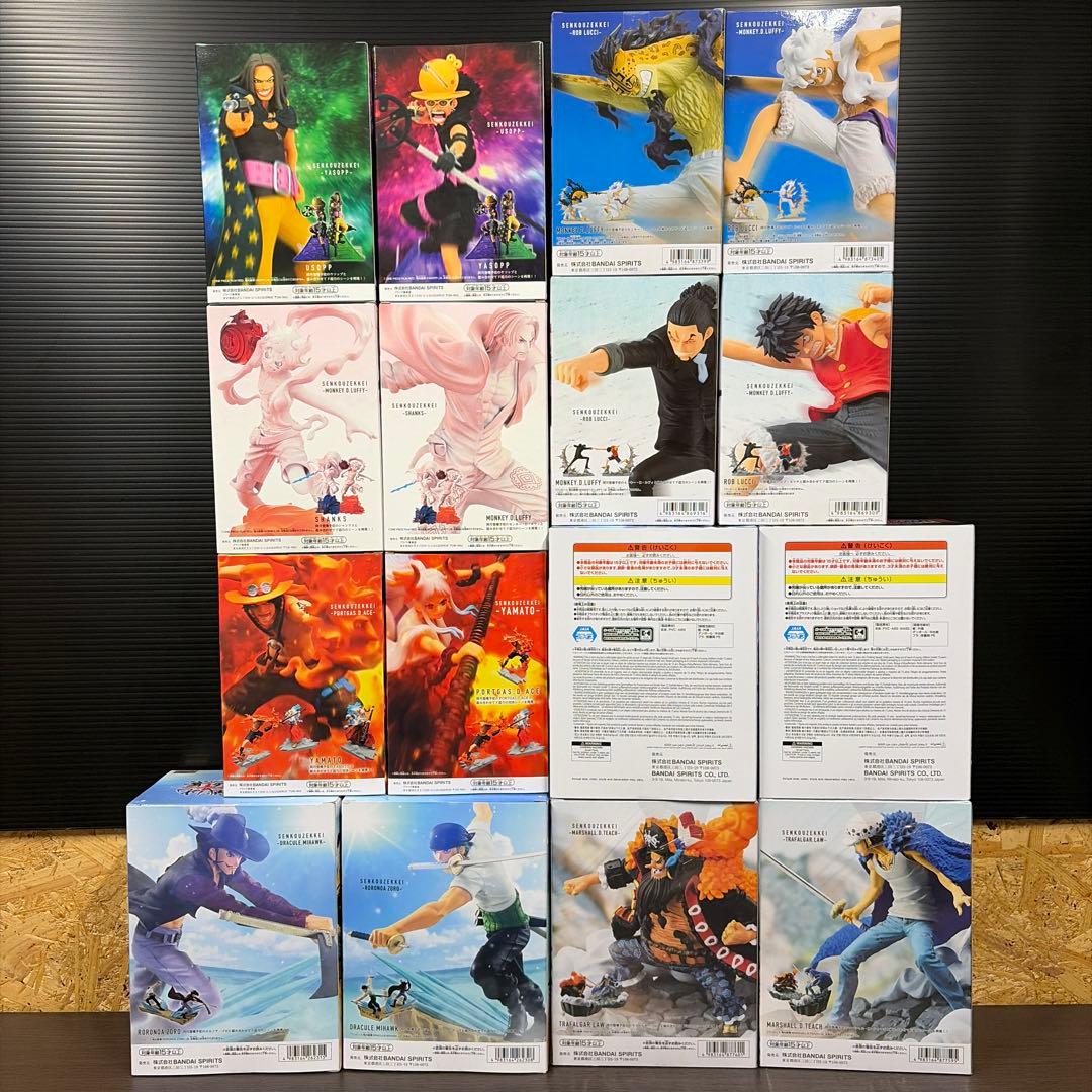 ワンピース プライズ　フィギュア　閃光絶景 16体セット