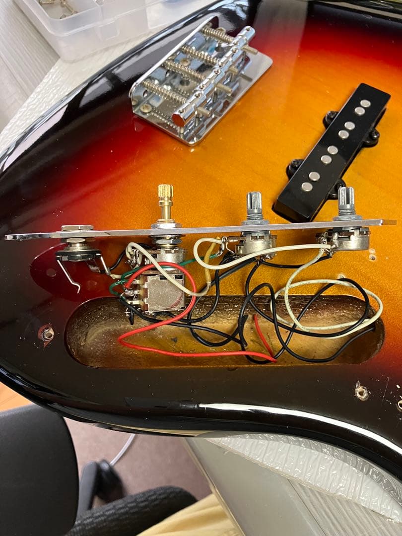 初期ロゴ　バッカス　ユニバース　改ジャズベース　美中古品