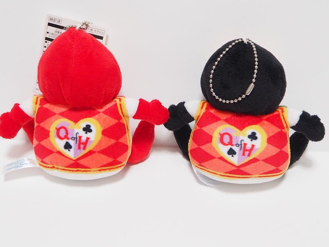 不思議の国のアリス　女王　トランプ兵　ぬいぐるみ　キーホルダー