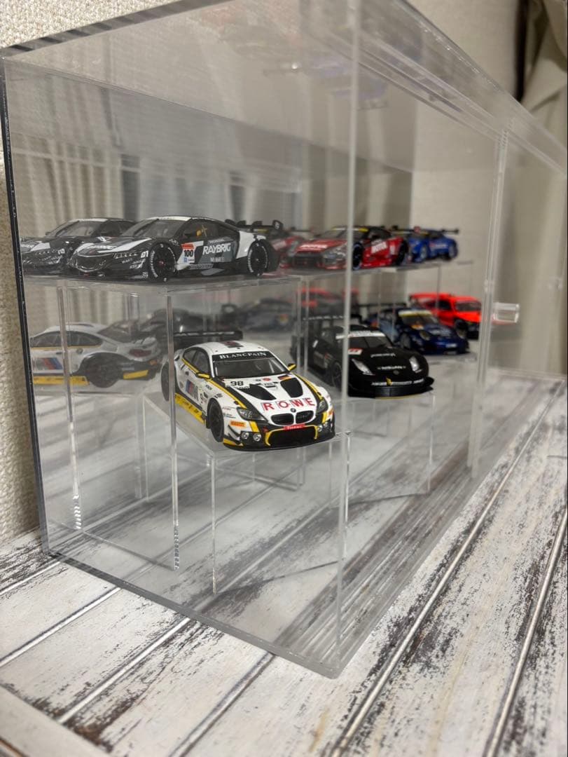 ミニカー7台+アクリルショーケース