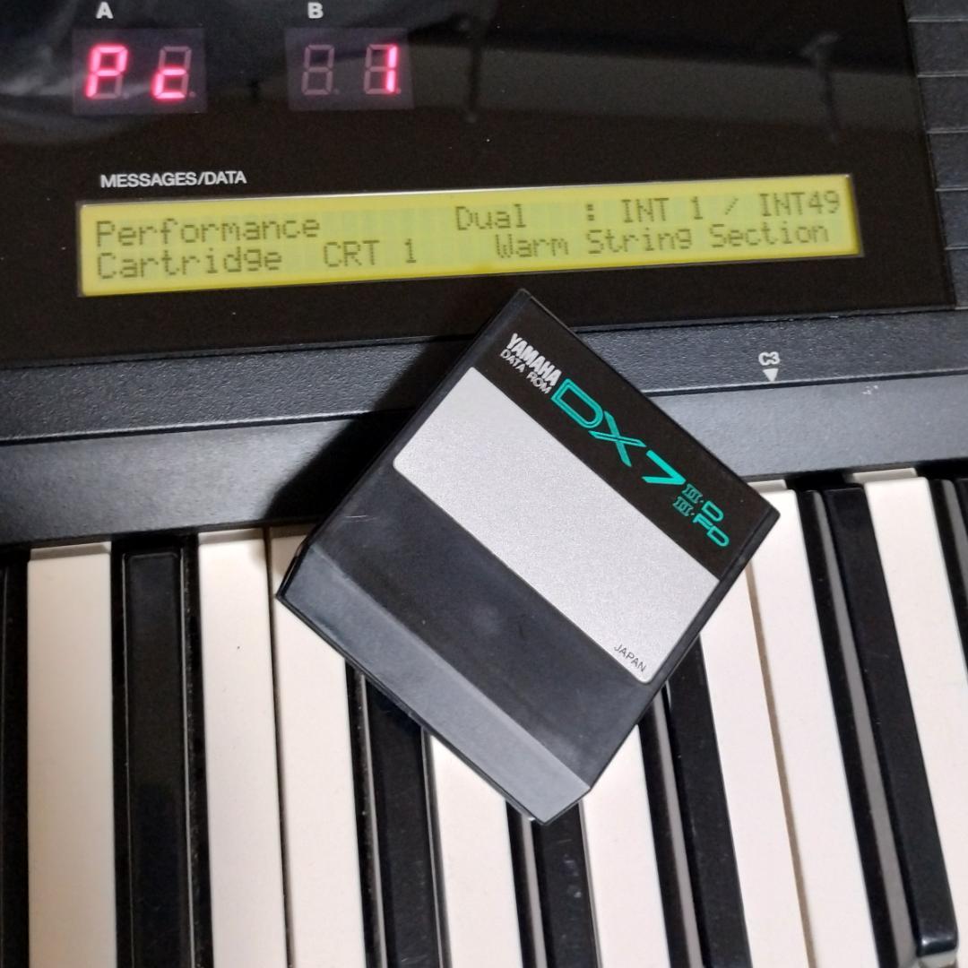 「 DX7Ⅱ Factory presets ROM 」for DX7Ⅱ