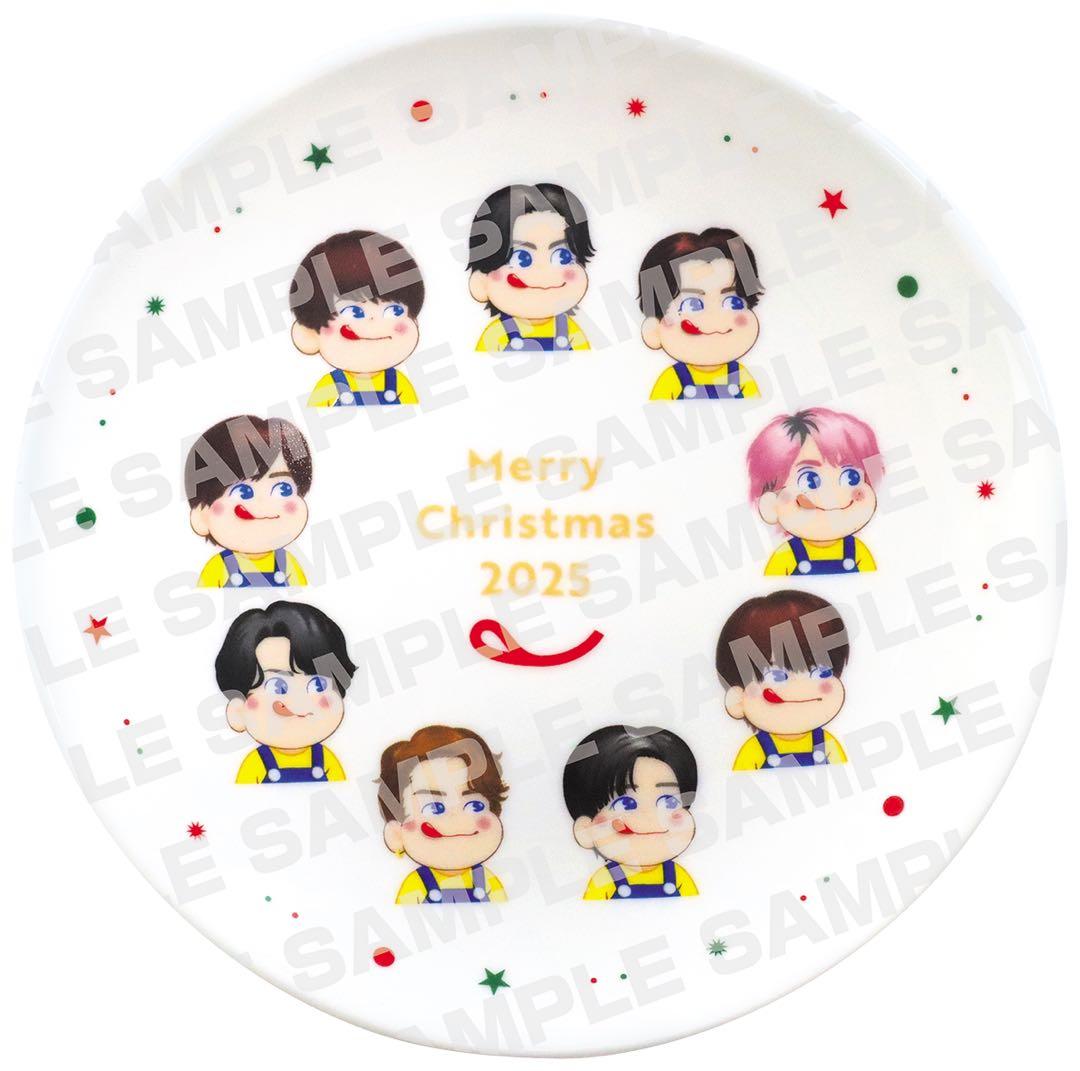 Man 不二家 クリスマスプレート