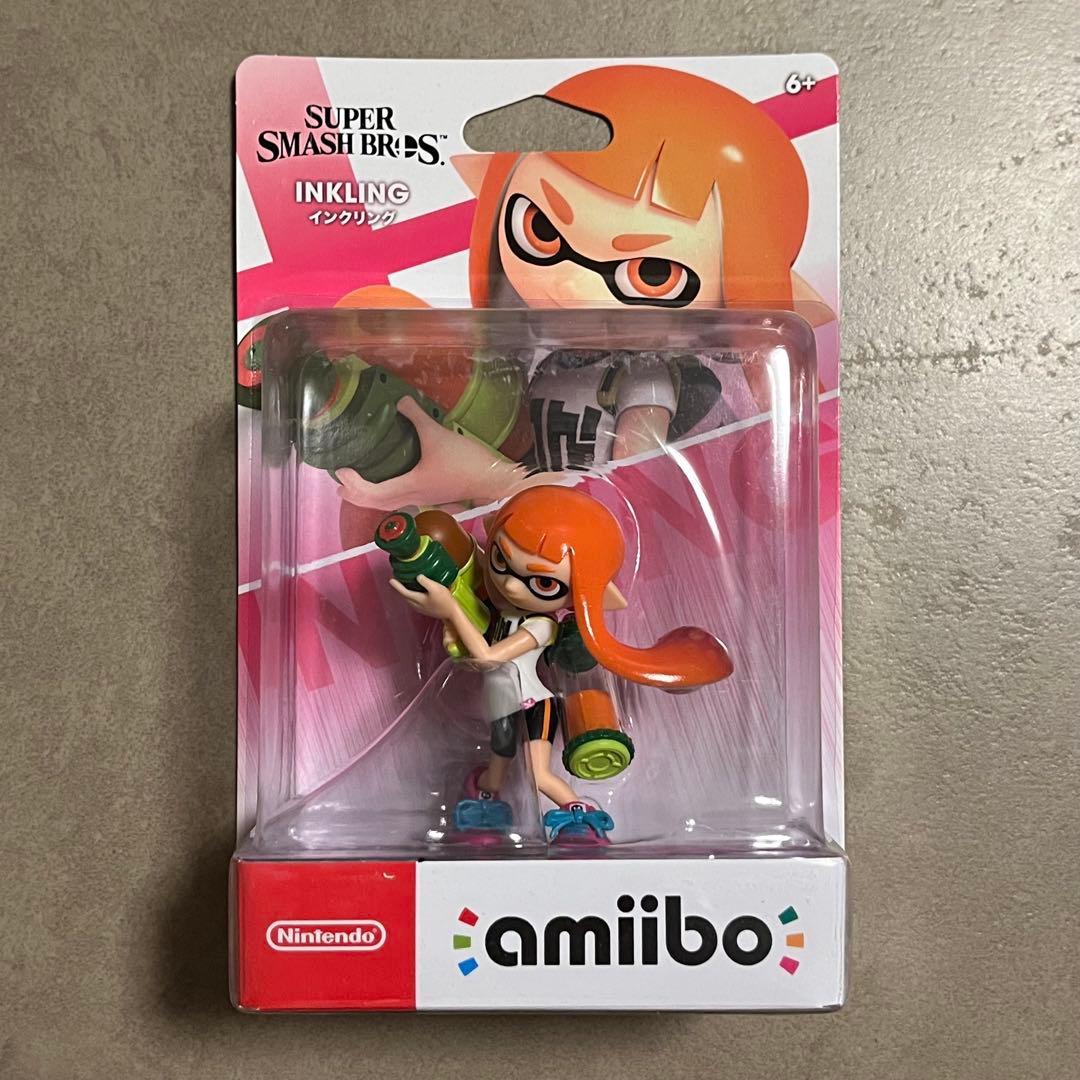 【新品未開封】スプラトゥーン amiibo 4点セット ガール ボーイ イカ