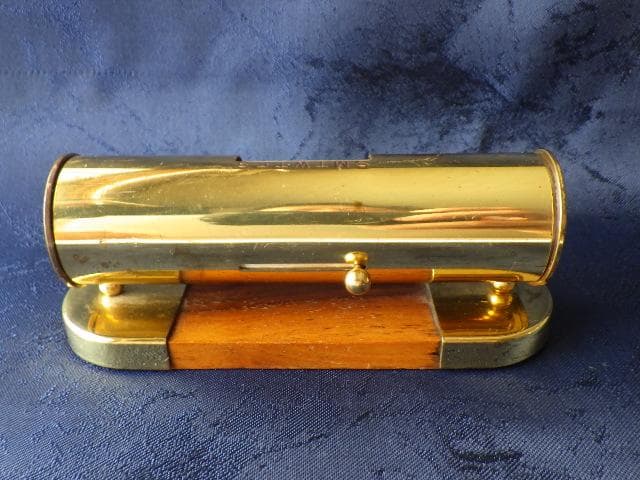 希少★アンティーク パークシャーマン 卓上 デスクカレンダー 真鍮 ヴィンテージ