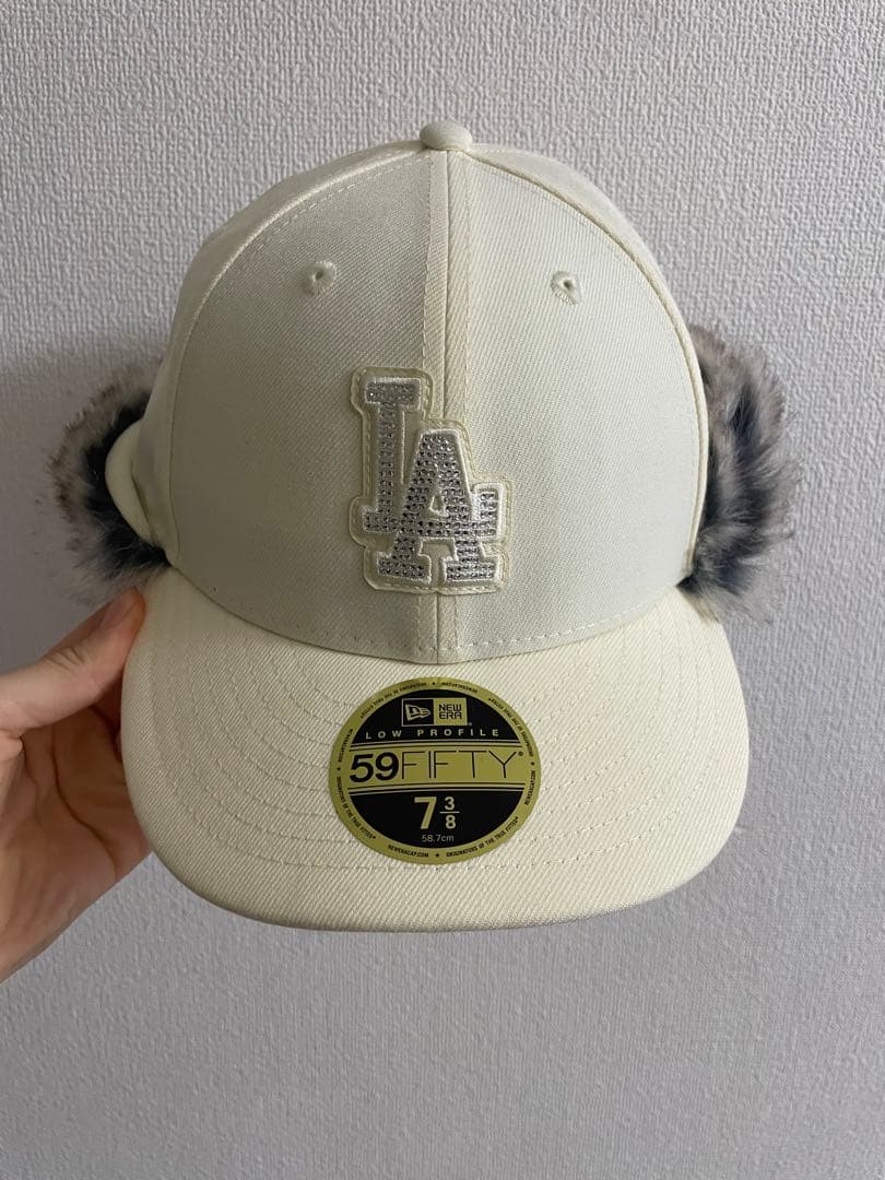 LA 59FIFTY キャップ ファー付き 7 3/8