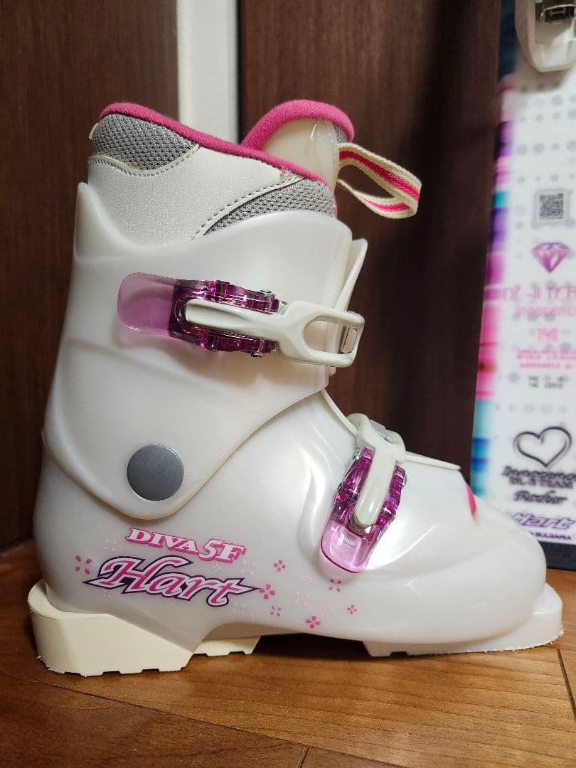 ハート　ジュニア用スキー4点セット■140/23-23.5■スキーセット