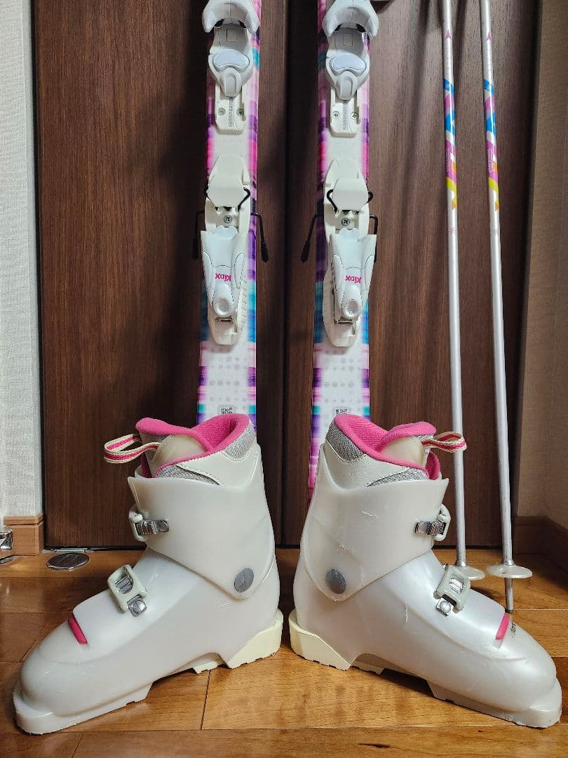 ハート　ジュニア用スキー4点セット■140/23-23.5■スキーセット