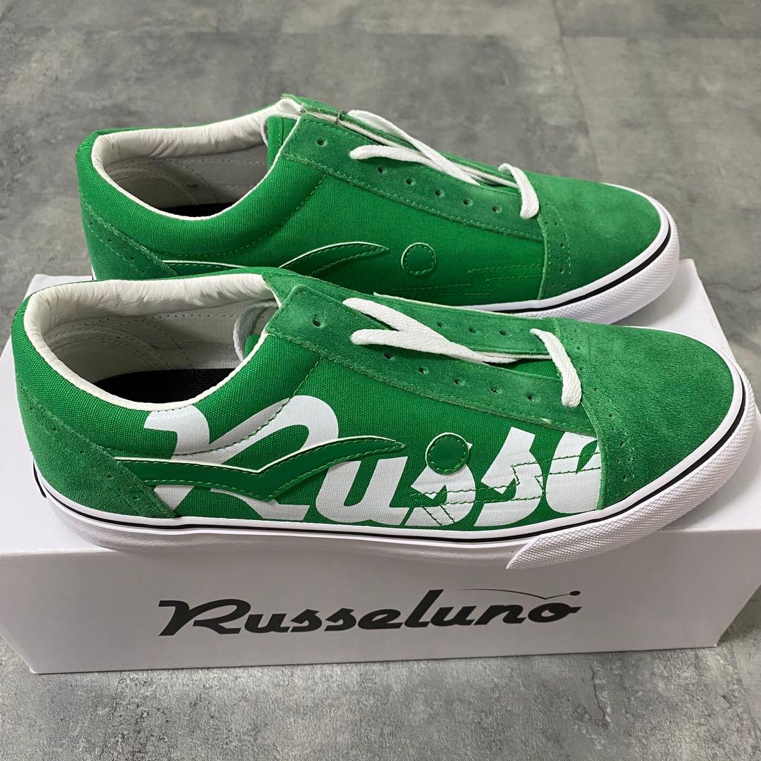 【新品】Russelunoラッセルノ コラボ ゴルフシューズ　グリーン　27cm