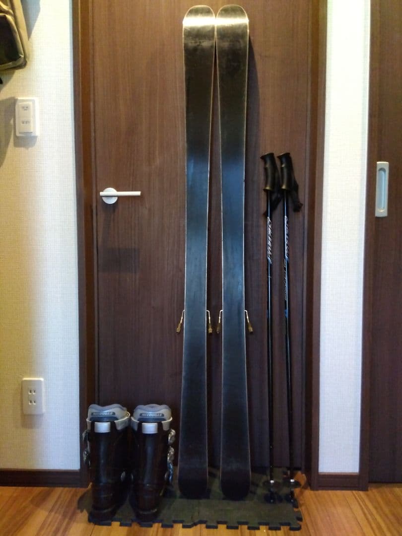 お買い得品‼️KAZAMA/学生・男女兼用/スキーセット/メンテ・WAX済み✔