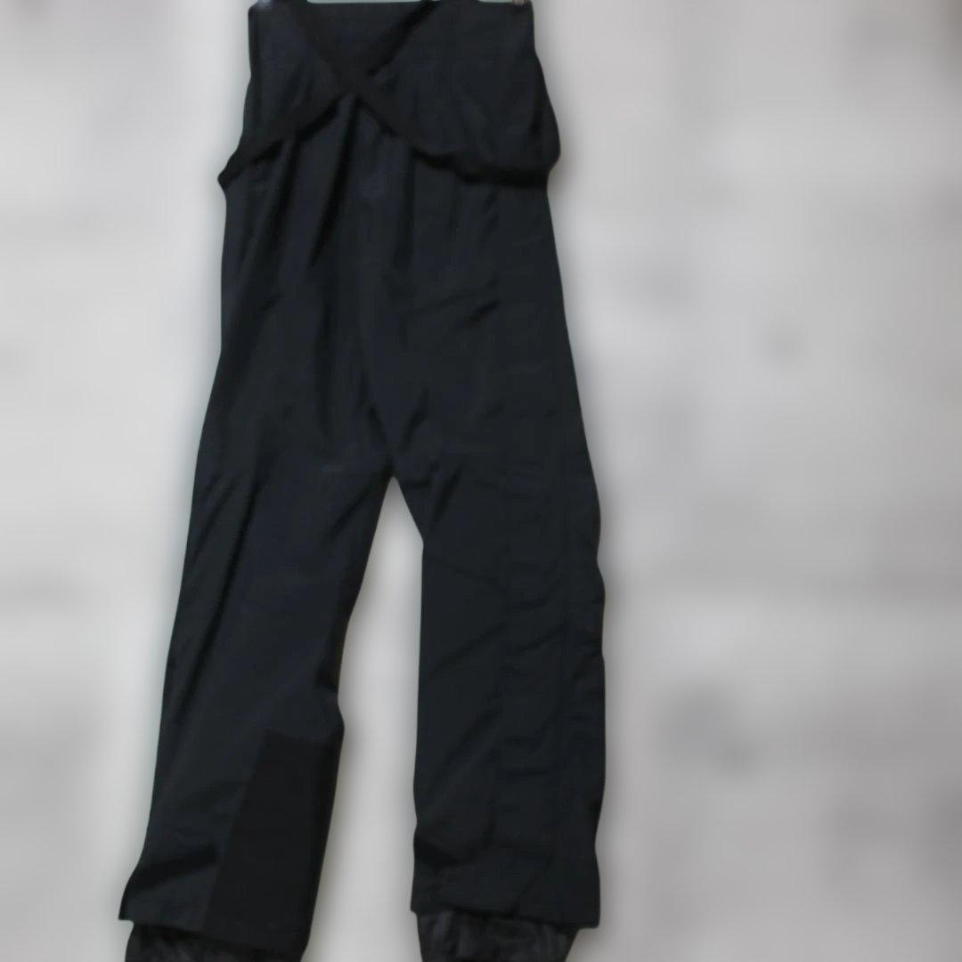 【極美品 高撥水】カナダ製 高機能 ビブパンツ【M】NAVARRO スノーパンツ