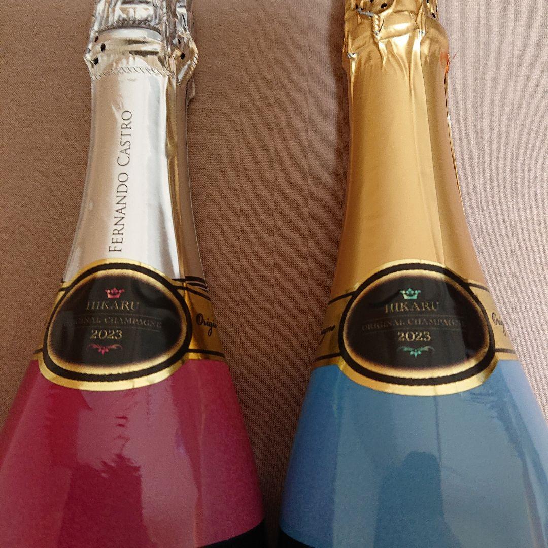 YouTuber ヒカル  オリジナルシャンパン2本 名刺&レアカード付き