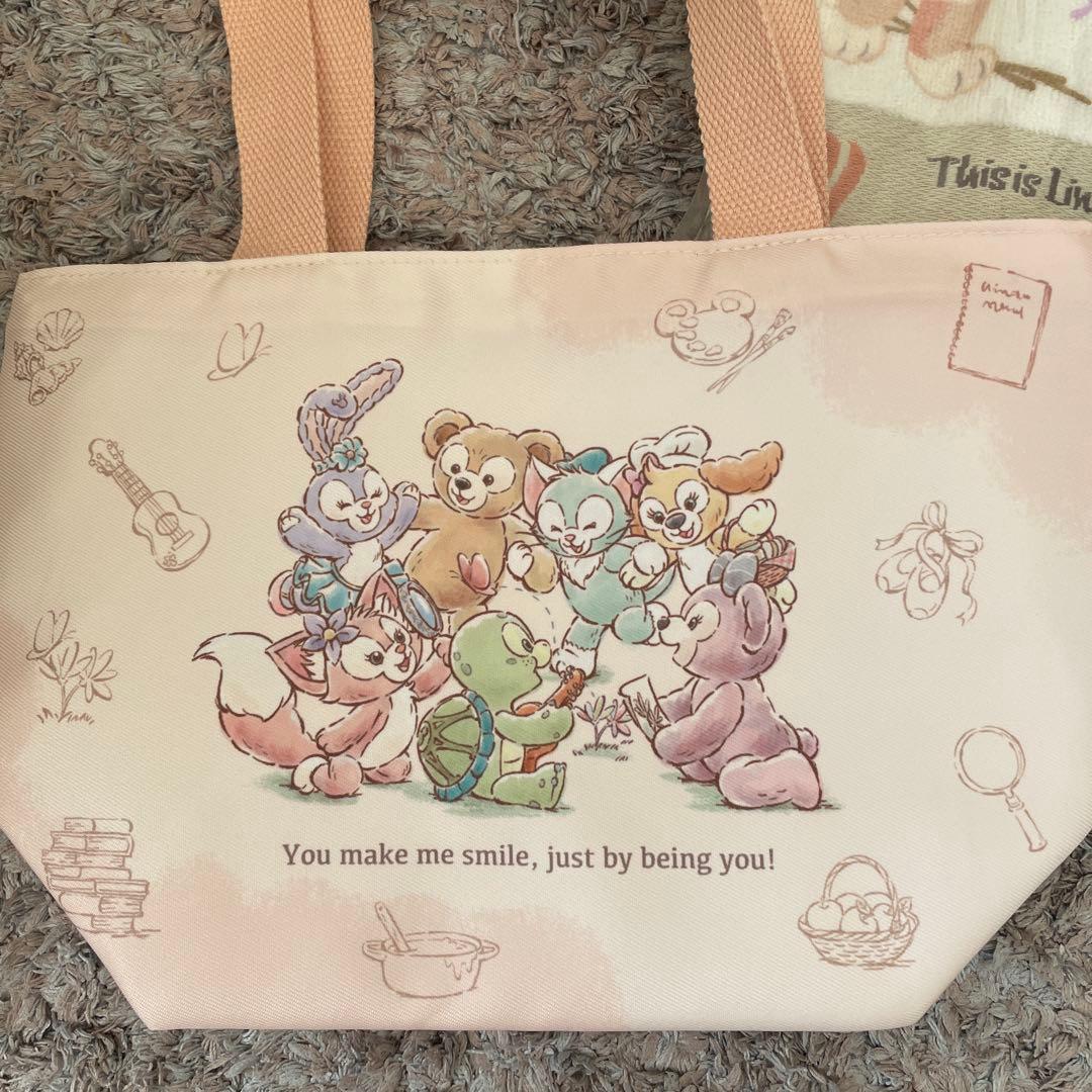 ダッフィーフレンズ　リーナベル　トートバッグ　フェイスタオルセット