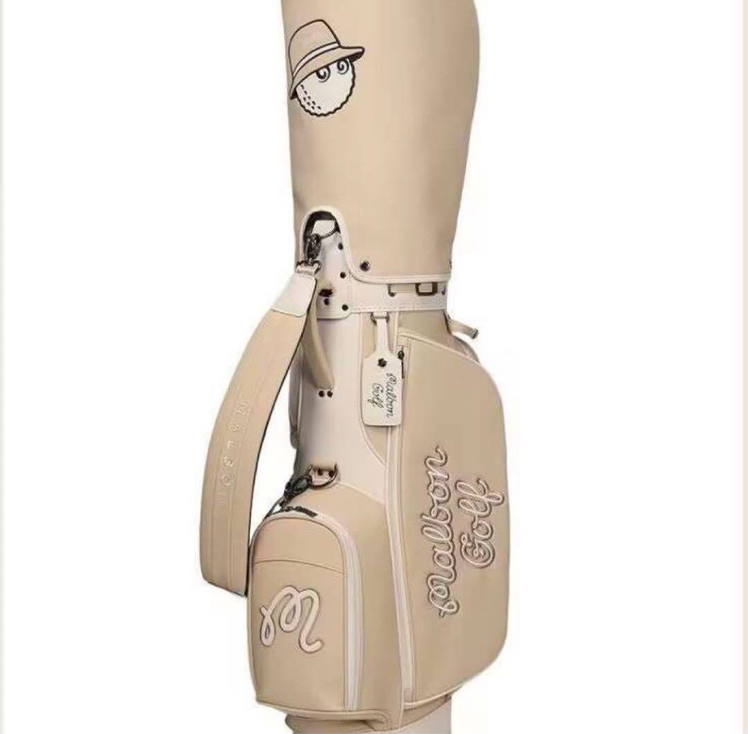 マルボンゴルフ Malbon キャディバッグ スーツケース 2点セット