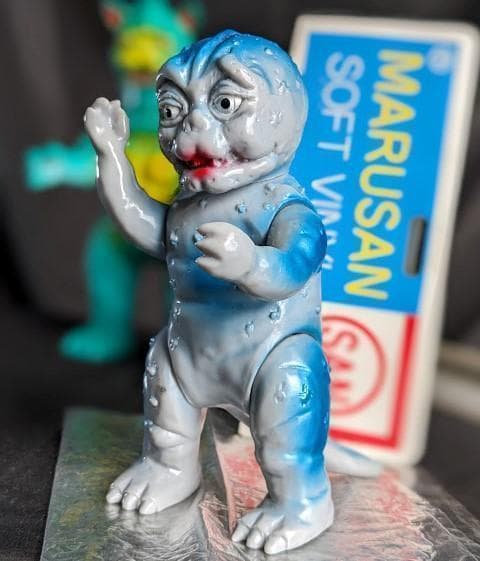 ガバラ＆ミニラ（ブルマァク復刻・マルサン）ソフビフィギュア２体セット