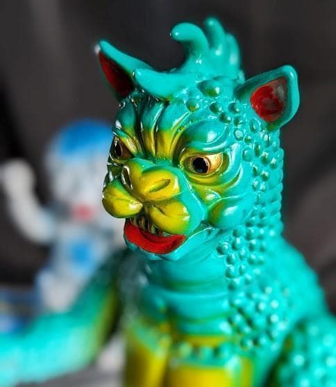 ガバラ＆ミニラ（ブルマァク復刻・マルサン）ソフビフィギュア２体セット