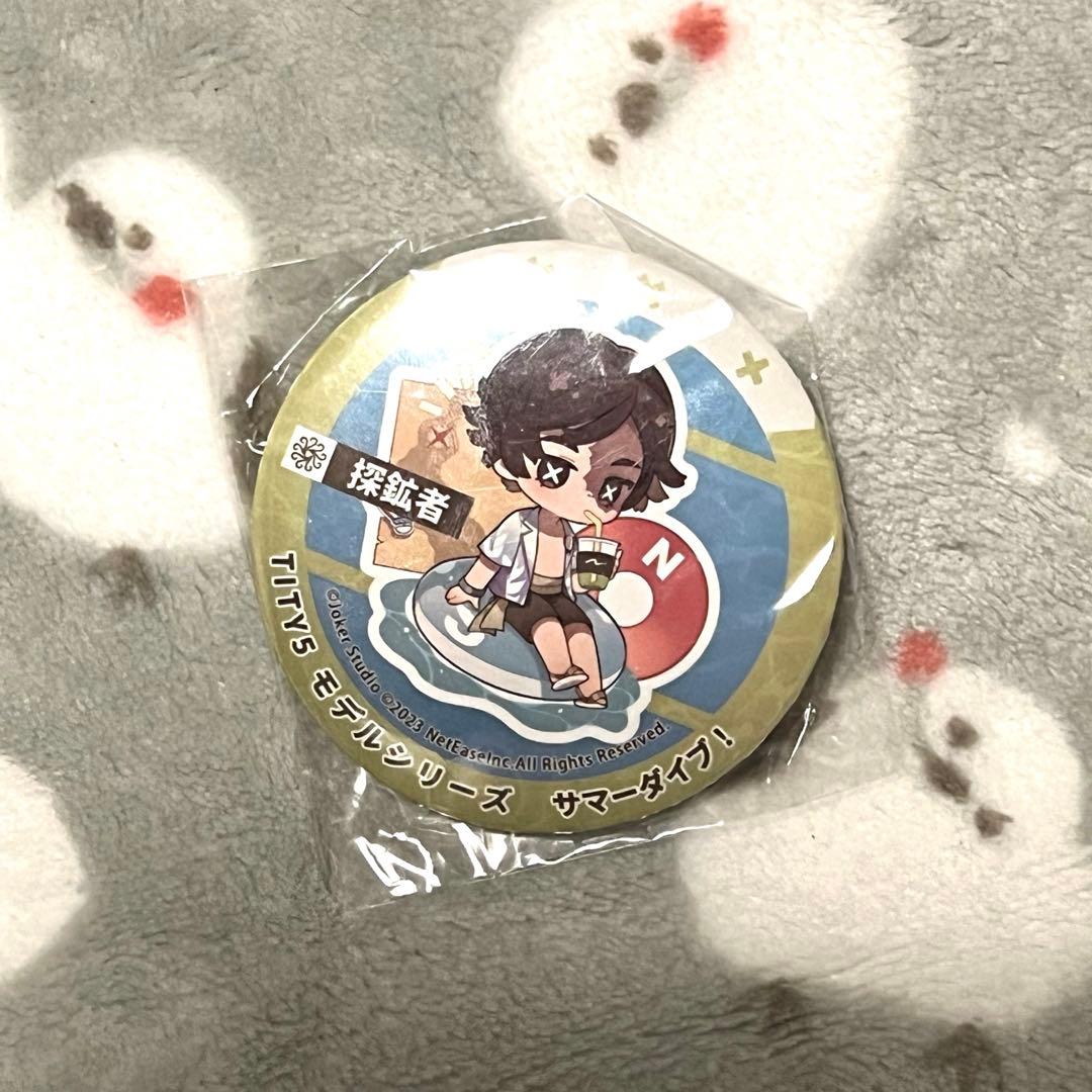 【メルカリ市期間のみ】第五人格　探鉱者　ノートン　缶バッジ　コミケ　サマーダイブ