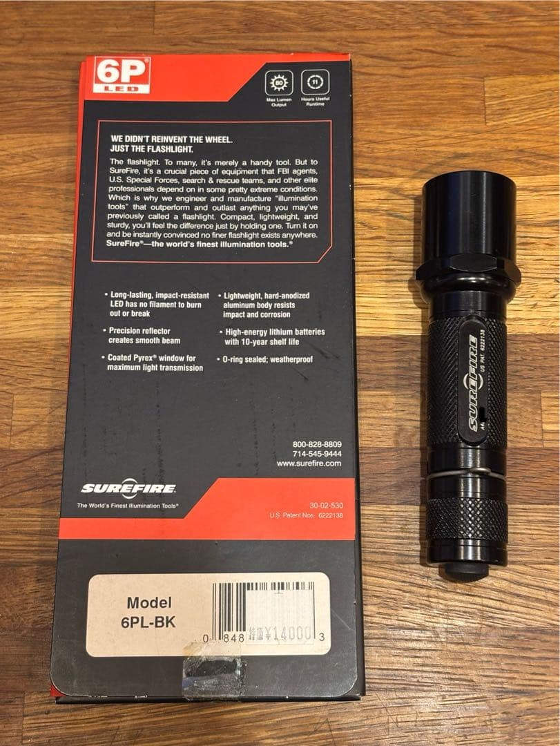 surefire 6P LED 稼働品