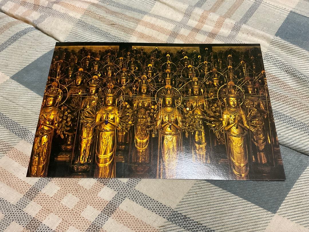 京都・奈良／昔の絵葉書　17枚入り。【表紙カバー破れあります　昭和ノスタルジー】