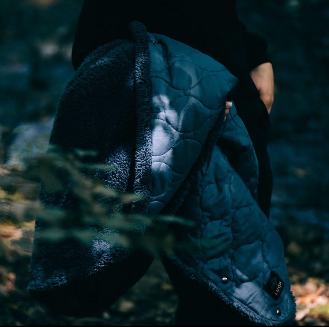 LUGH 魔法瓶ブランケット Sサイズ (6層/ グラフェン) インディゴ