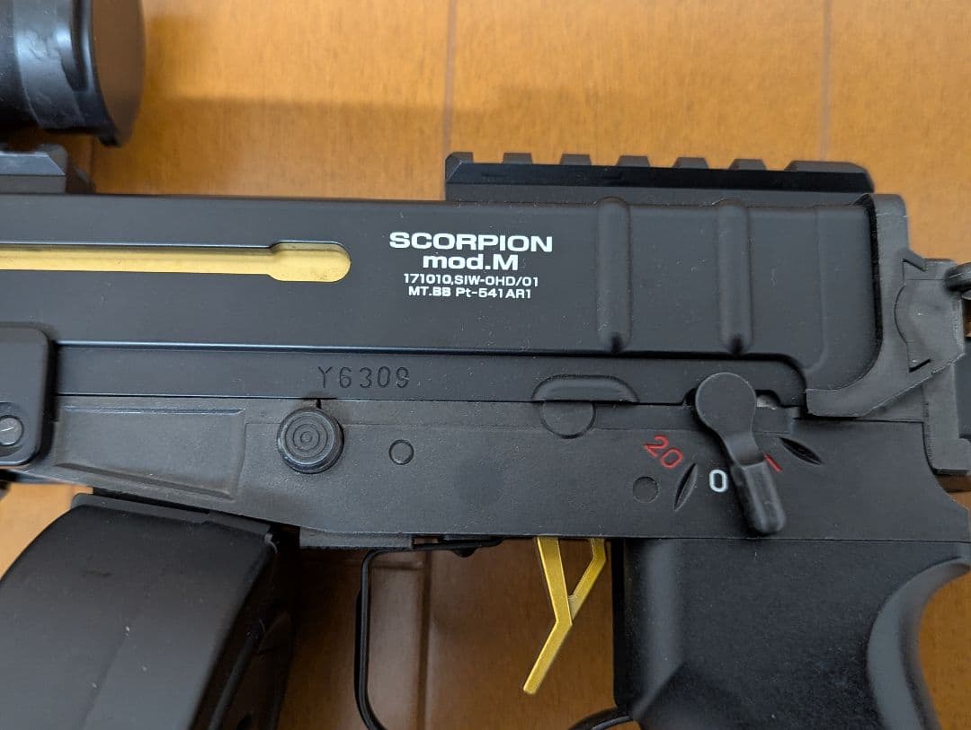 東京マルイ スコーピオン mod.M ドラムマガジン 多段マガジン2本付