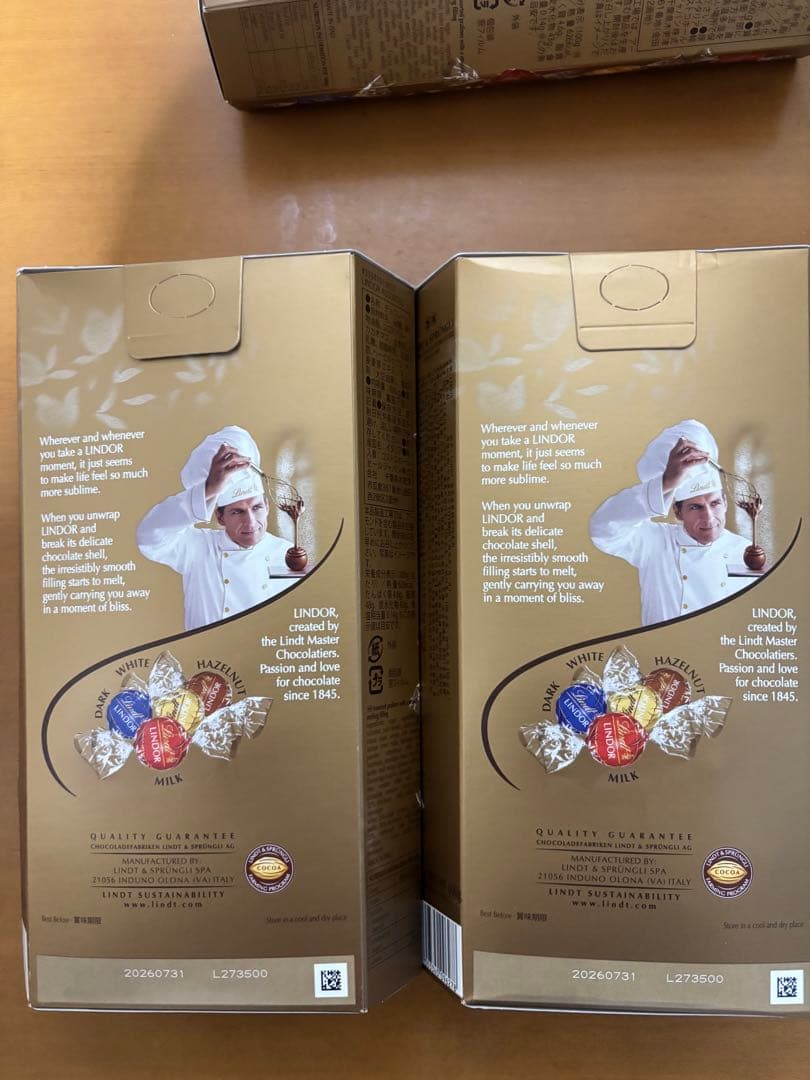 リンツ リンドール アソート チョコレート3個