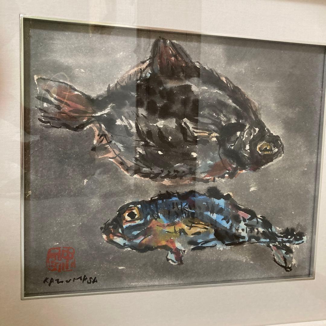 中川一政８号静物画