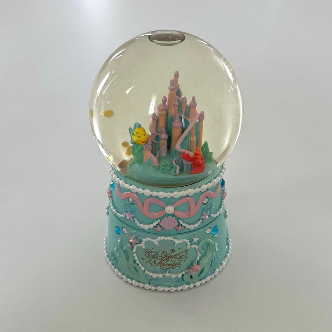アリエルグッズ４点セット　アクセサリートレー　スノードーム　リトルマーメイド