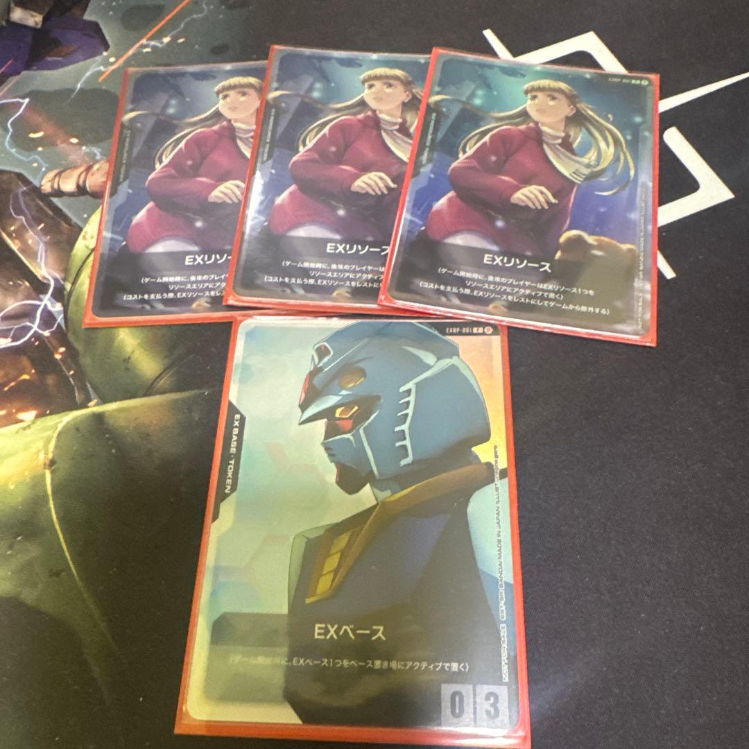 ガンダムカードゲーム ＥＸリソース ベース リリーナ ガンダム プロモ セット