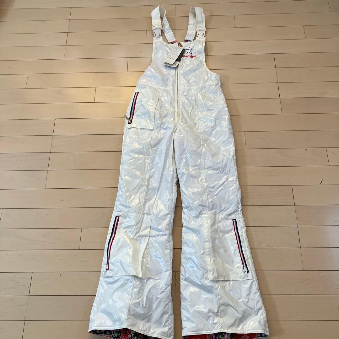 12.1 リバティーベル 新品未使用 スキーウェア エナメルパンツ ホワイト M