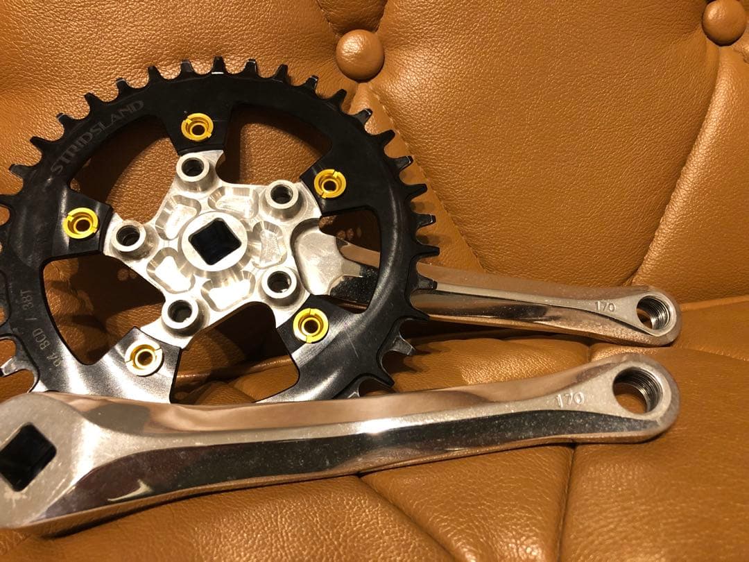 GRAFTON STRIDSLANDオールドMTB クランクセット 38T