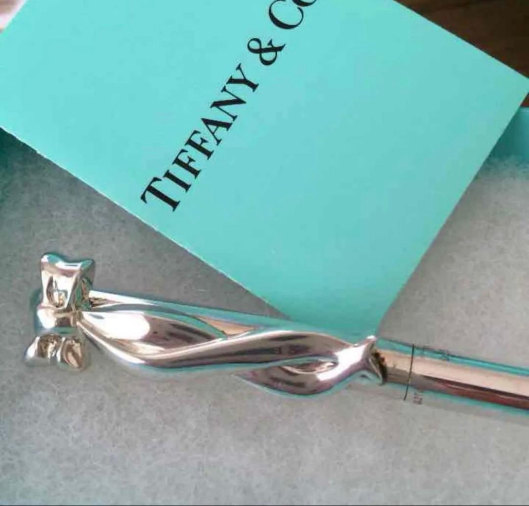 ティファニー リボンモチーフ ボールペン