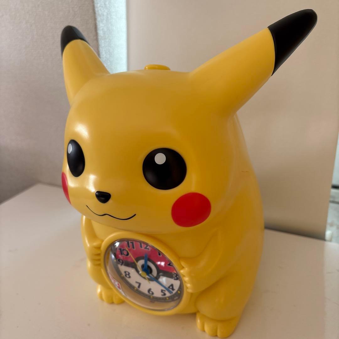 レア　ポケモンピカチュウ 目覚まし時計 任天堂　セイコー