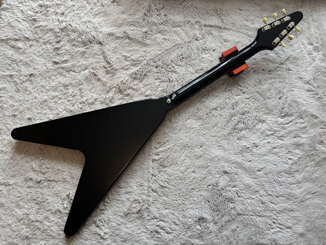 【国産90年代？】 BB Flying V セットネック　ケース付き