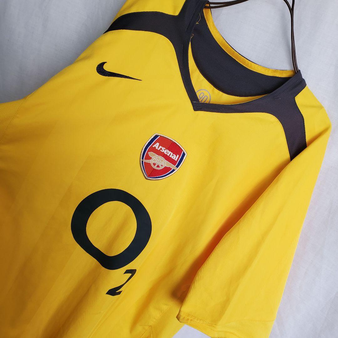 ナイキ アーセナルFC 03/04 シーズン　アウェー 半袖 黄 ユニフォーム