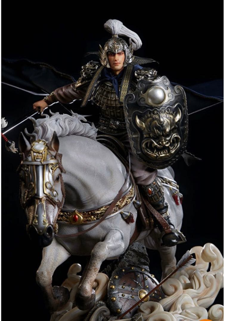 ユニークアートスタジオ 大型スタチューシリーズ 百花三国志 趙雲 1/4