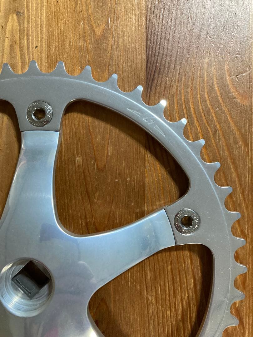 希少 美品 廃盤 カンパニョーロ ピスタ ピスト 170 チェーンリング 47T