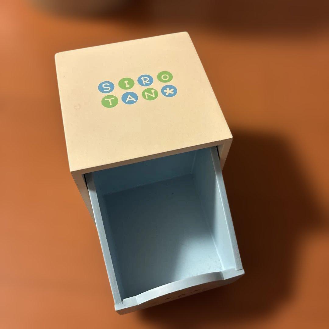 平成レトロ　初期　しろたん　缶ケース　収納ボックス　３個セット