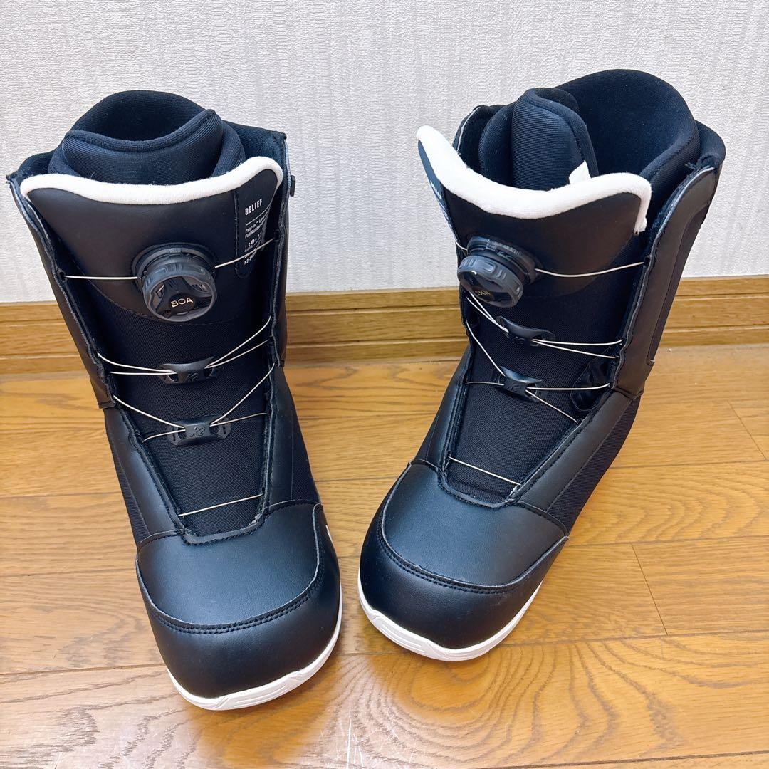 K2 BELIEF スノーボードブーツ 女性用 ブラック26cm