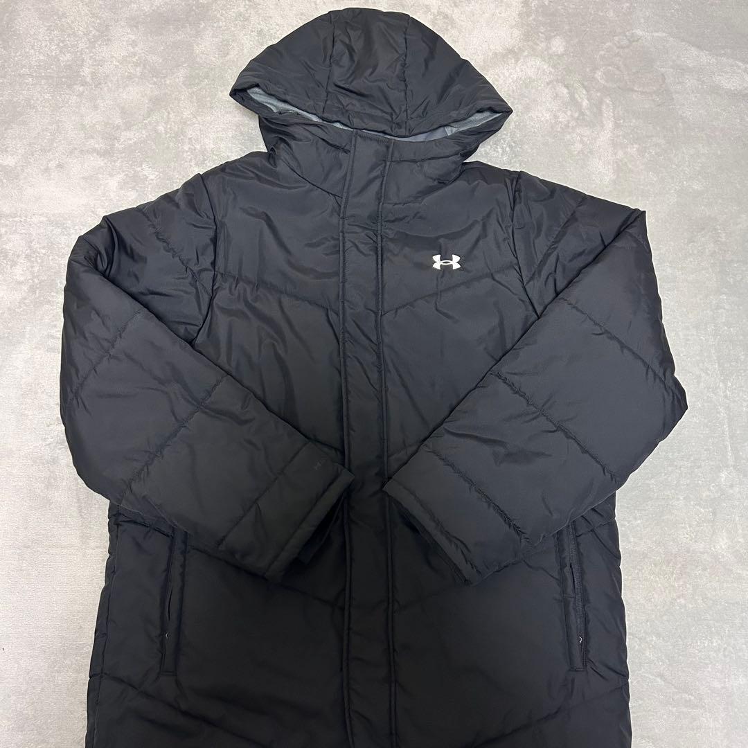 アンダーアーマー　UAビッグロゴ ロングコート　ベンチコート　XXL