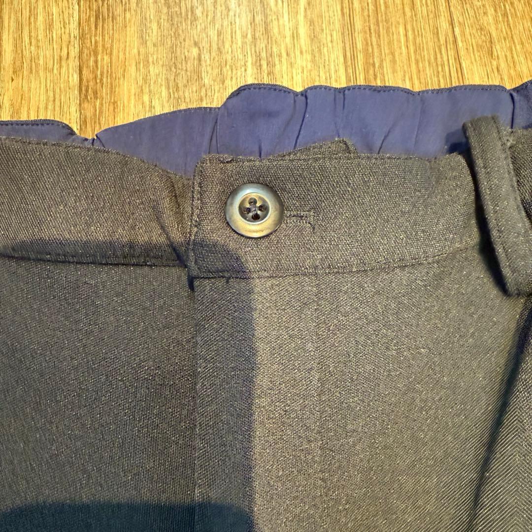 【中古美品】ビームスゴルフ　メンズXL サイドジップ　ストレッチパンツ　ネイビー