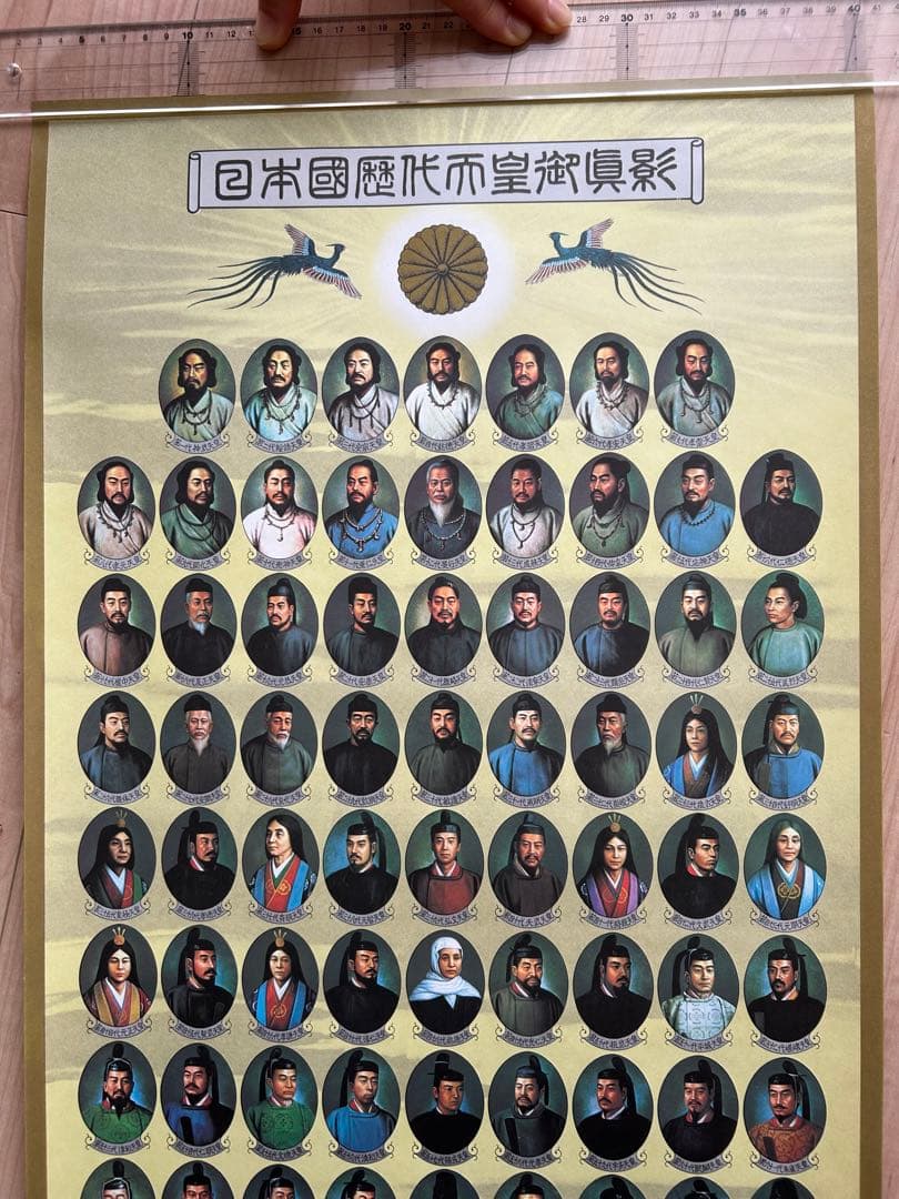 日本國歴代天皇御真影 天皇陛下御在位六十年記念