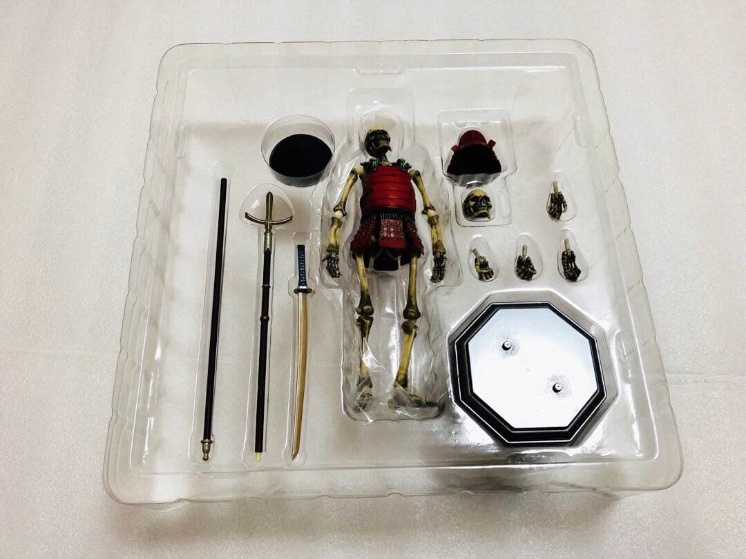 海洋堂　タケヤ式自在置物　KT-010 骸骨武者　着彩