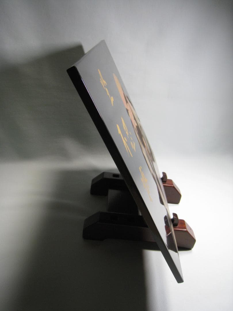 輪島塗　達磨文飾りパネル　縦幅約32㎝　横幅約41㎝