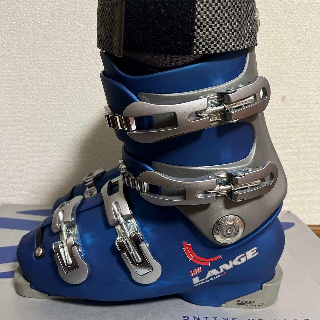 LANGE スキー用ブーツ 130 ブルー