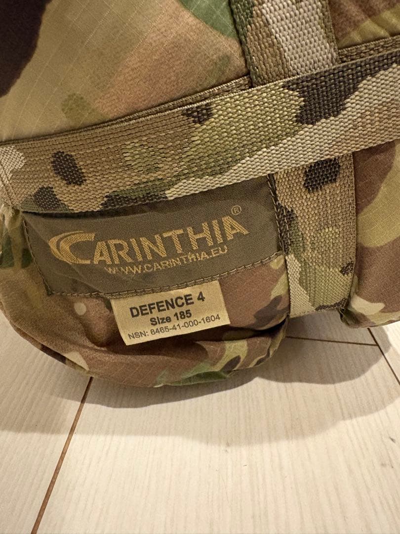 【海外限定】カリンシア ディフェンス4 シュラフ マルチカム