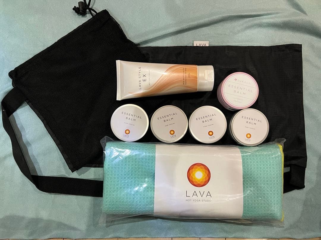 LAVA ヨガラグ+マットケース+ クリーム+エッセンシャルバーム×5個セット