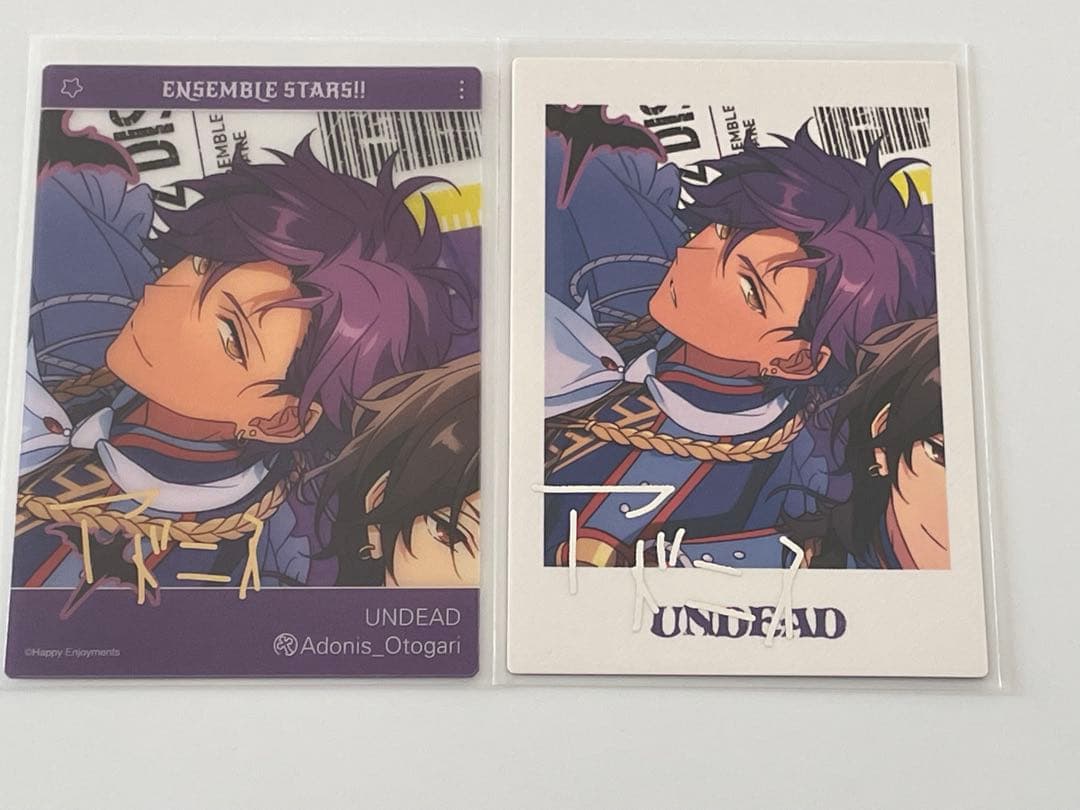 あんスタ アルバム 缶バッジ スクエア カード TRIP ぱしゃっつ アドニス